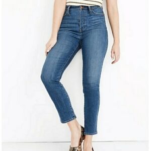 Madewell Stovepipe High Waisted Jeans